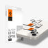 AGL07163 - iPhone 15 Pro / 15 Pro Max Optik Pro Lens Protector in natural titanium showing the device